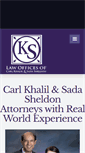 Mobile Screenshot of khalilsheldon.com